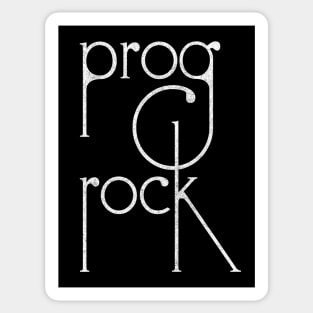 Prog Rock • Retro Styled Design Sticker